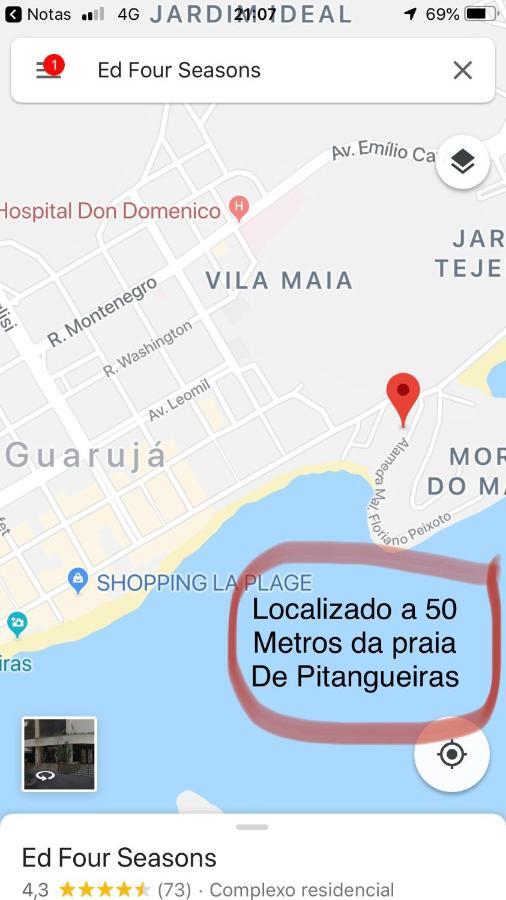 Guarujá Flat Aparthotel Kültér fotó